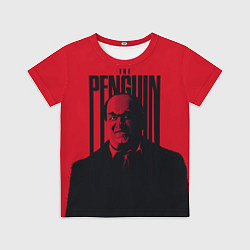 Футболка детская Освальд Кобб Пингвин, цвет: 3D-принт