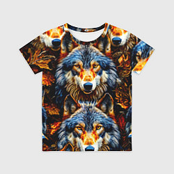Футболка детская Волчары, цвет: 3D-принт