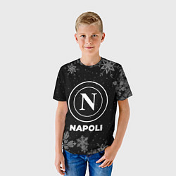 Футболка детская Снежный Napoli, цвет: 3D-принт — фото 2