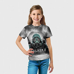 Футболка детская Stalker 2 heart of Chornobyl radiation, цвет: 3D-принт — фото 2