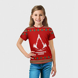 Футболка детская Assassins Creed new year, цвет: 3D-принт — фото 2