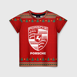 Детская футболка Porsche new year