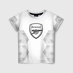 Футболка детская Arsenal white poly, цвет: 3D-принт