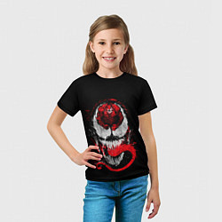 Футболка детская Let there be Carnage, цвет: 3D-принт — фото 2