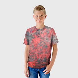 Футболка детская Абстракция - grunge vibe, цвет: 3D-принт — фото 2