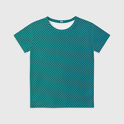 Футболка детская Бирюзовый перелив, цвет: 3D-принт