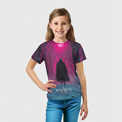 Футболка детская Assassins Creed воин в закате, цвет: 3D-принт — фото 2