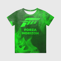 Футболка детская Forza Horizon - green gradient, цвет: 3D-принт