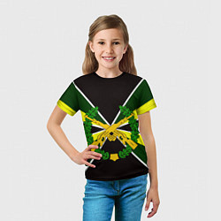 Футболка детская Мотострелковые войска: лавры, цвет: 3D-принт — фото 2