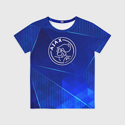 Детская футболка Ajax blue poly