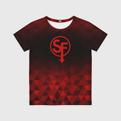Футболка детская Sally Face red poly, цвет: 3D-принт