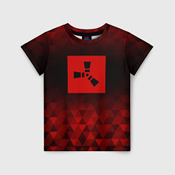 Футболка детская Rust red poly, цвет: 3D-принт