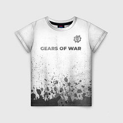 Футболка детская Gears of War - white gradient посередине, цвет: 3D-принт