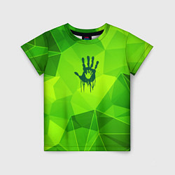 Футболка детская Death Stranding green poly, цвет: 3D-принт