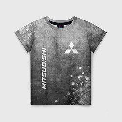 Футболка детская Mitsubishi - grey gradient вертикально, цвет: 3D-принт