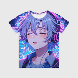 Футболка детская Влюбленный в музыку, цвет: 3D-принт