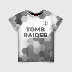 Футболка детская Tomb Raider - white gradient посередине, цвет: 3D-принт