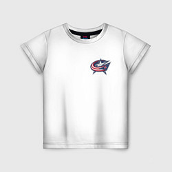Футболка детская Columbus blue jackets - Sergey Bobrovsky, цвет: 3D-принт