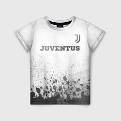 Детская футболка Juventus - white gradient посередине