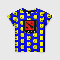 Детская футболка Dota smile pattern