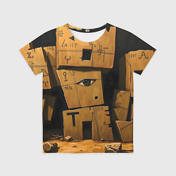 Футболка детская Глаза в каменных домах, цвет: 3D-принт