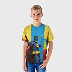 Футболка детская Бэтмен предупреждает, цвет: 3D-принт — фото 2