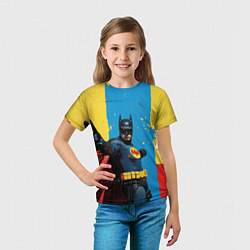 Футболка детская Бэтмен предупреждает, цвет: 3D-принт — фото 2