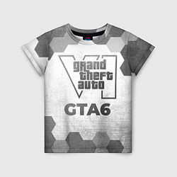 Футболка детская GTA6 - white gradient, цвет: 3D-принт
