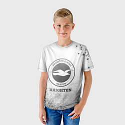 Футболка детская Brighton - white gradient, цвет: 3D-принт — фото 2