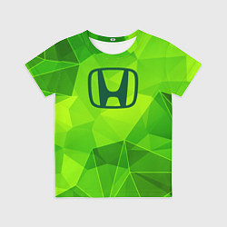 Футболка детская Honda green poly, цвет: 3D-принт