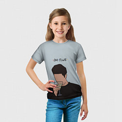 Футболка детская Ross - im fine, цвет: 3D-принт — фото 2