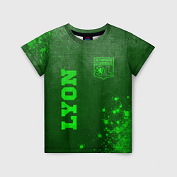 Детская футболка Lyon - green gradient вертикально