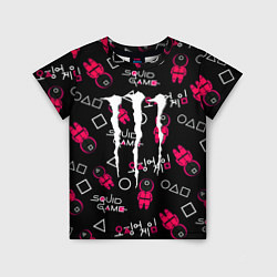 Футболка детская Monster energy x Ojingeo geim, цвет: 3D-принт