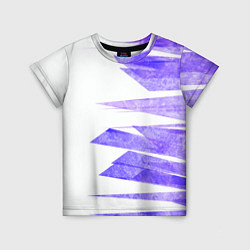 Футболка детская Color white purple, цвет: 3D-принт
