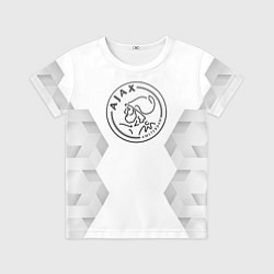 Детская футболка Ajax white poly