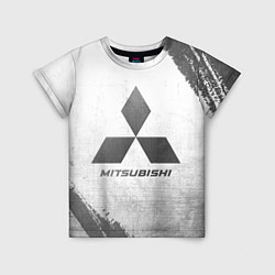 Футболка детская Mitsubishi - white gradient, цвет: 3D-принт