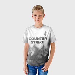 Футболка детская Counter Strike - white gradient посередине, цвет: 3D-принт — фото 2