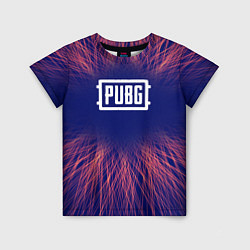 Футболка детская PUBG red energy, цвет: 3D-принт