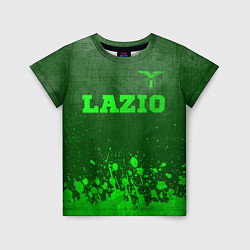 Футболка детская Lazio - green gradient посередине, цвет: 3D-принт