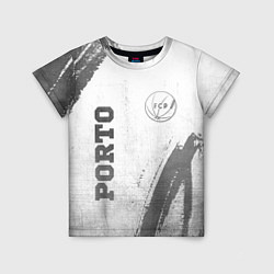 Футболка детская Porto - white gradient вертикально, цвет: 3D-принт