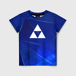 Детская футболка Zelda blue poly