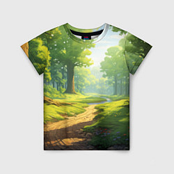 Футболка детская Fabulous forest, цвет: 3D-принт