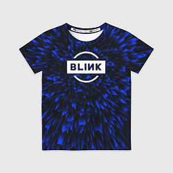 Футболка детская Blackpink blue energy, цвет: 3D-принт