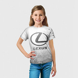 Футболка детская Lexus - white gradient, цвет: 3D-принт — фото 2