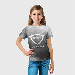 Футболка детская Genesis - grey gradient, цвет: 3D-принт — фото 2