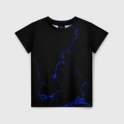 Детская футболка Color black blue