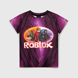 Детская футболка Roblox пероснажи