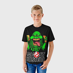 Футболка детская Ghostbusters - Slimer with hot dog, цвет: 3D-принт — фото 2