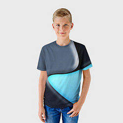 Футболка детская Разноцветный, цвет: 3D-принт — фото 2