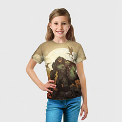 Футболка детская Doom dark ages doom guy, цвет: 3D-принт — фото 2